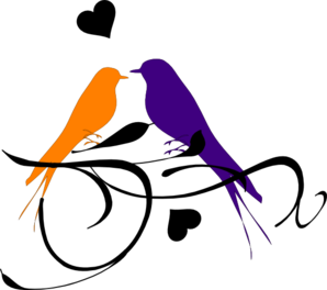 Birds On A Branch PNG Clip art