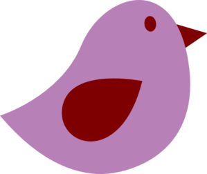 Purple Bird PNG Clip art