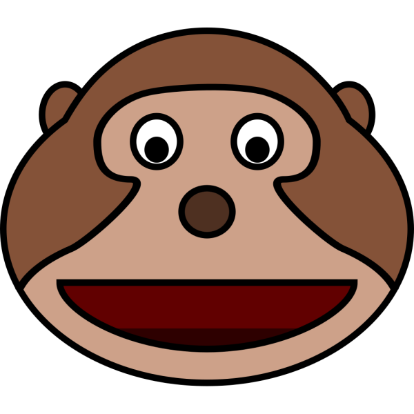 Monkey Head PNG Clip art