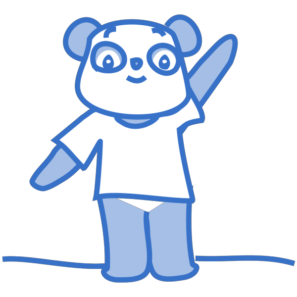 Happy Panda PNG Clip art