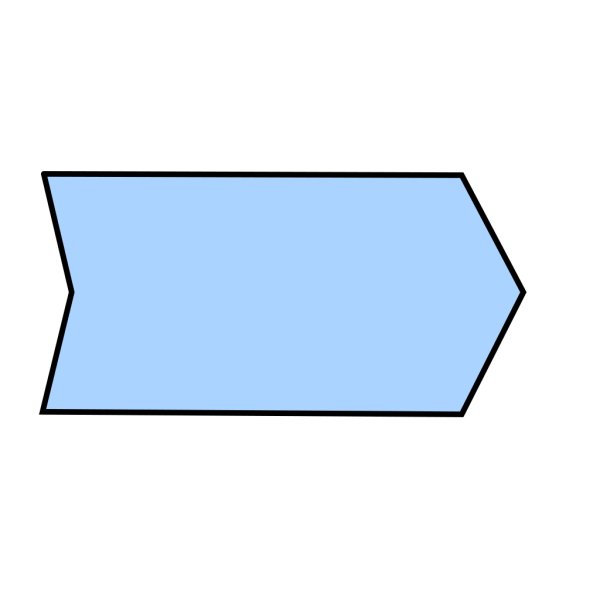 Arrow With An B Blue PNG Clip art