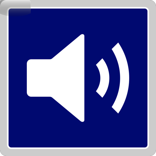 Blue Audio Icon PNG images