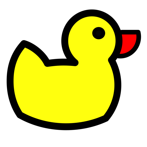 Blue Ducky PNG Clip art