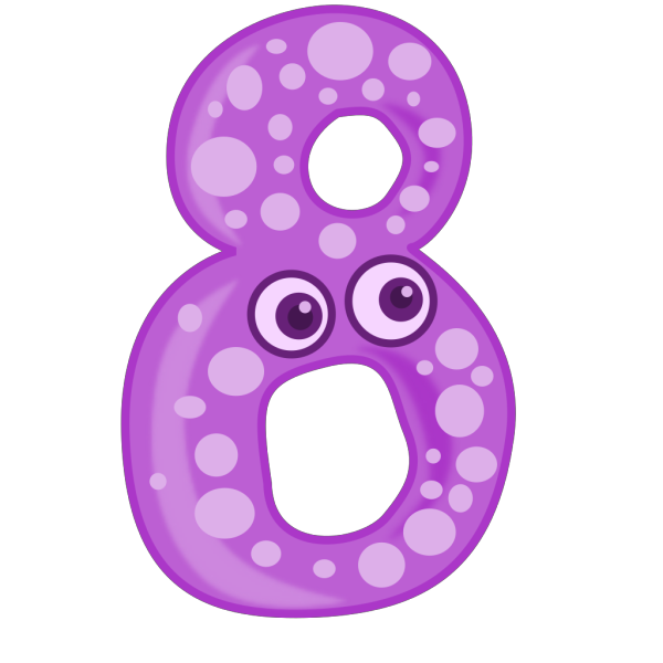 Animal Number Eight PNG Clip art
