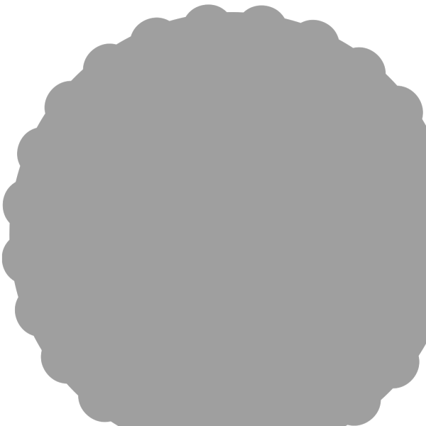 Bumpy Circle Open PNG Clip art
