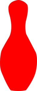 Red Bowling Pin PNG images