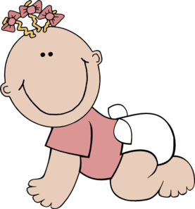 Baby Girl Lying PNG images
