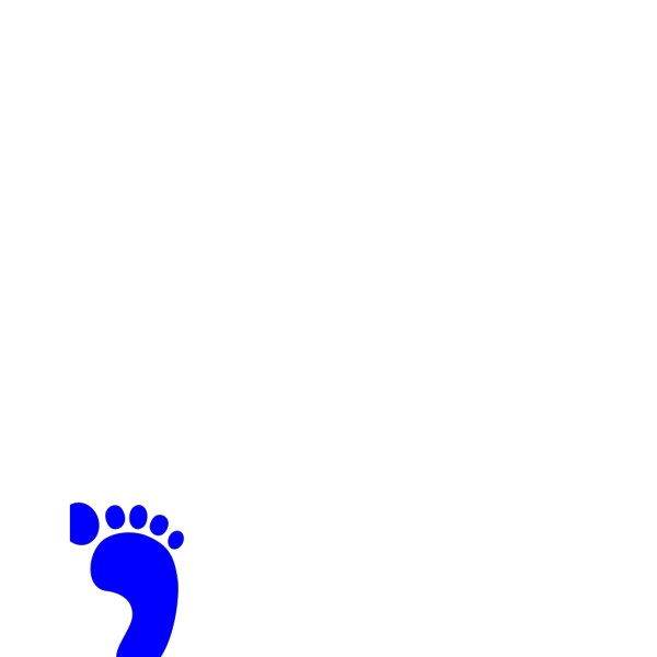 Blue Foot PNG Clip art