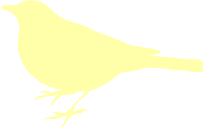 Left Bird Silhouette Turq PNG Clip art