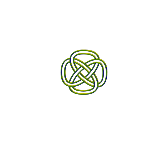 Blue Green Yellow Knot PNG images