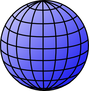 Blue Globe 1 PNG Clip art
