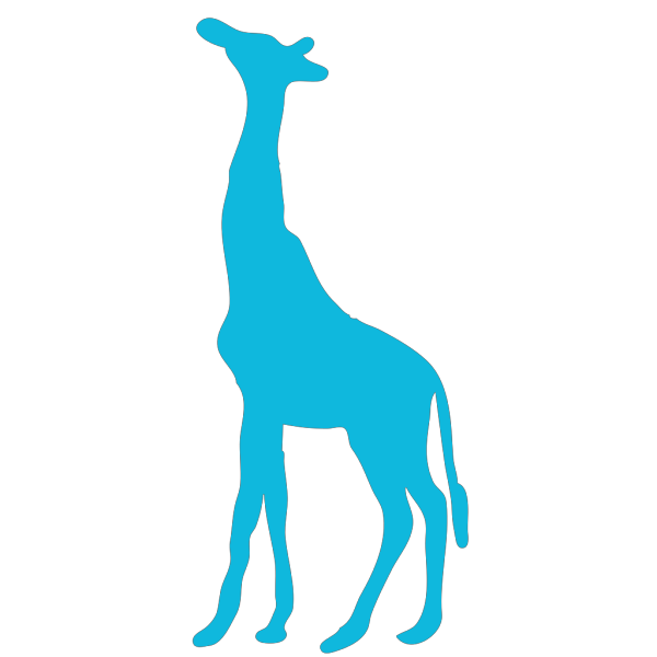 Girafeecontour PNG Clip art