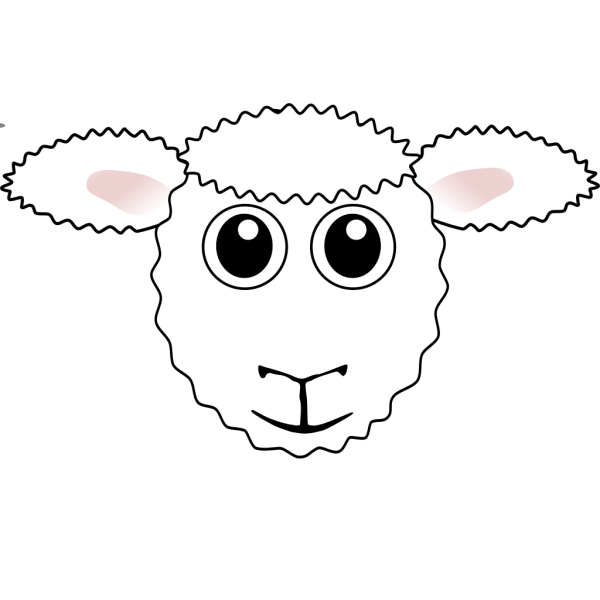 Sheep Face PNG Clip art