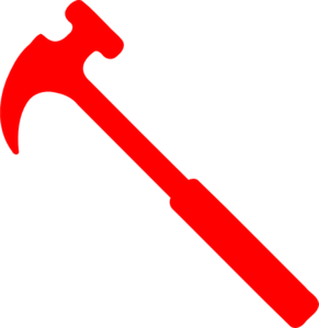 Red Hammer PNG Clip art