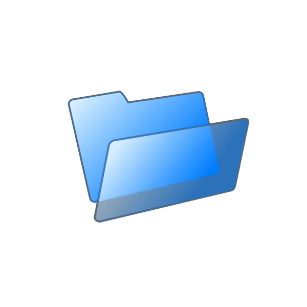 Blue Folder PNG images