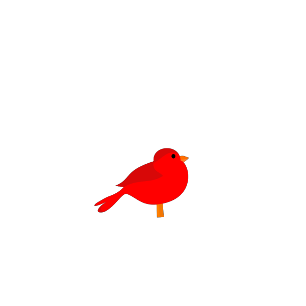 Red Bird PNG Clip art