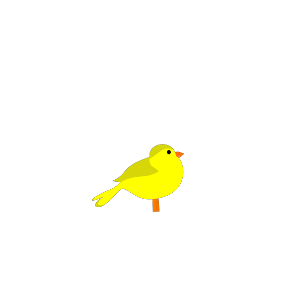 Yellow Bird PNG Clip art