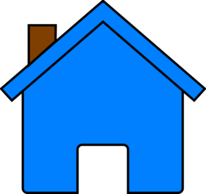 Orange And Blue House PNG Clip art