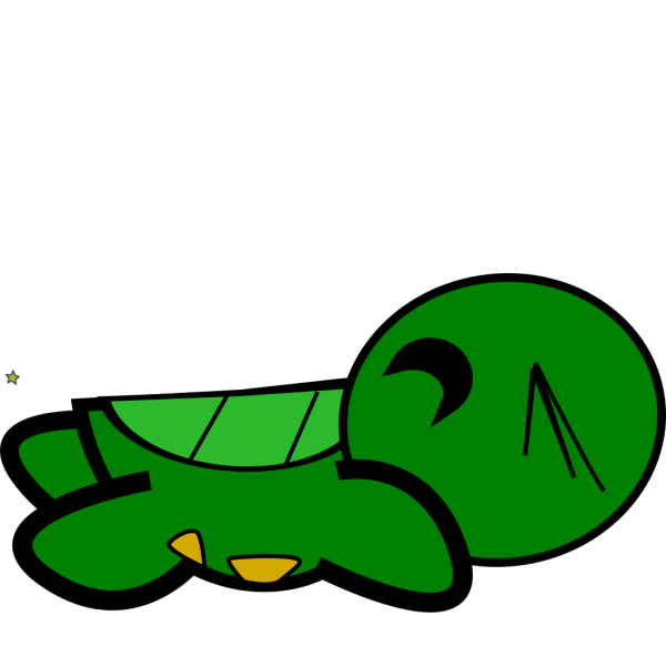 Turtle Stunned PNG Clip art