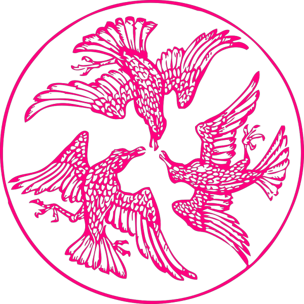 Pink Birds PNG Clip art