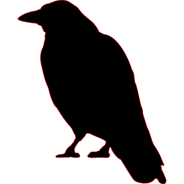 Crow Silhouette PNG Clip art
