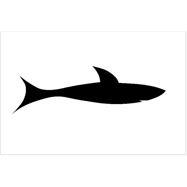 Shark Black PNG Clip art