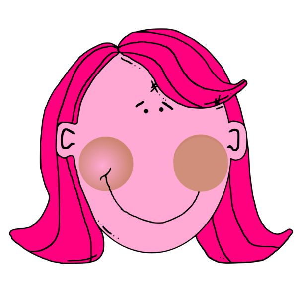 Pink Lady PNG Clip art