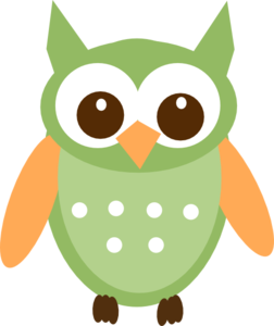 Green Owl PNG Clip art