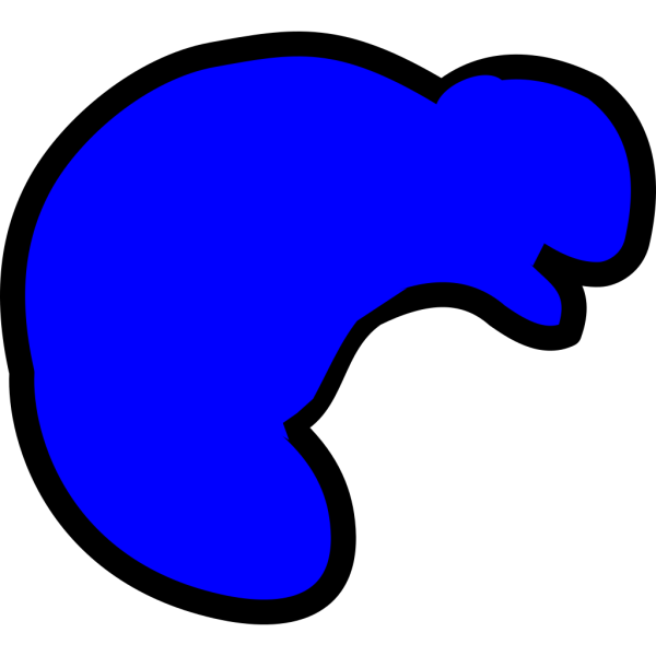 Blue Beaver PNG Clip art