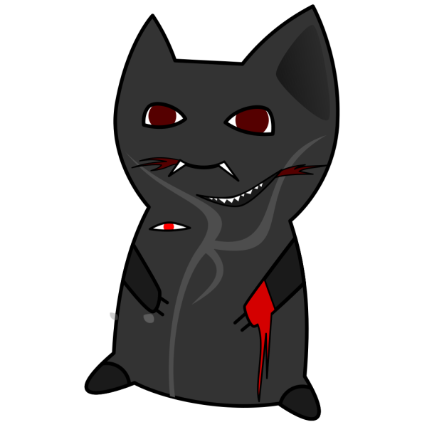Monster Cat PNG Clip art