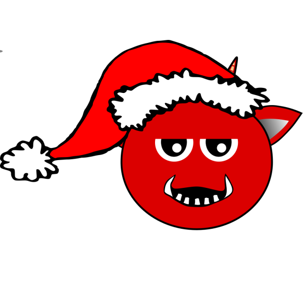 Santa Devil PNG Clip art