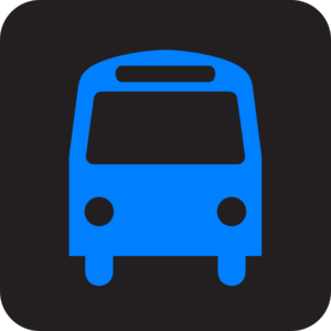 Blue Bus PNG Clip art