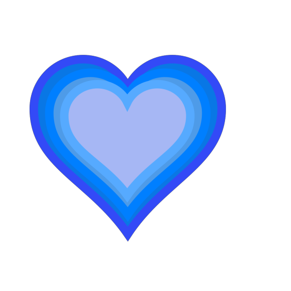 Blueheart PNG Clip art
