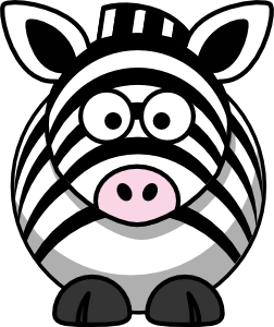 Cartoon Zebra Clip Art PNG Clip art