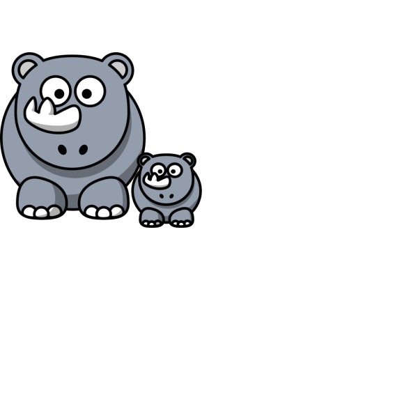 Rhino Baby Clip Art PNG images
