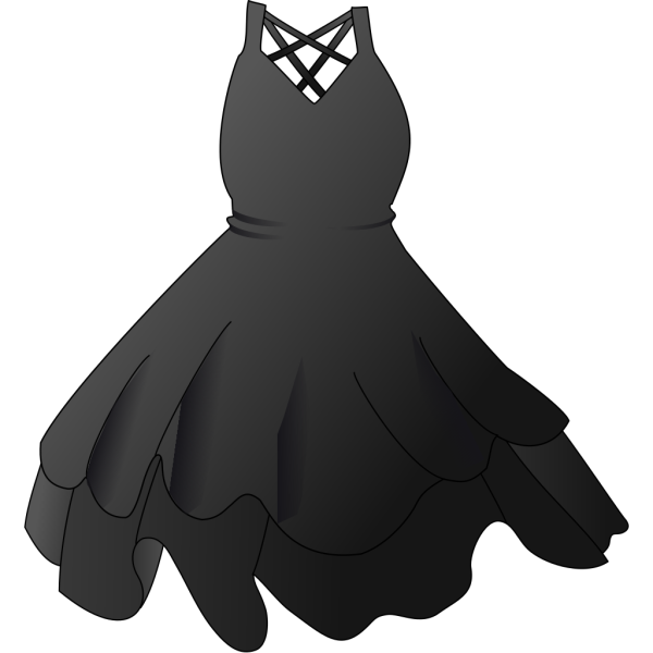 Black Dress PNG Clip art