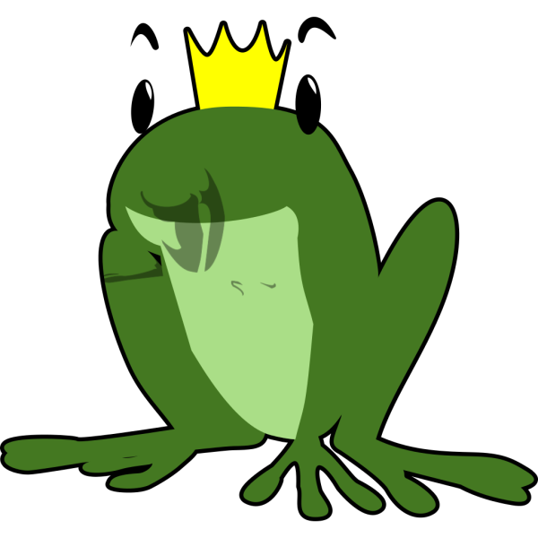 Prince Frog PNG Clip art
