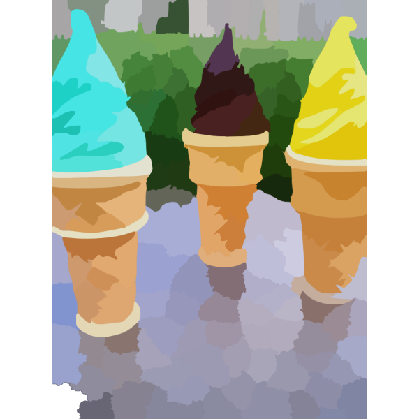 Ice Cream Cones PNG Clip art
