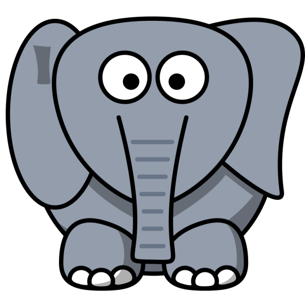 Weird Elephant PNG Clip art