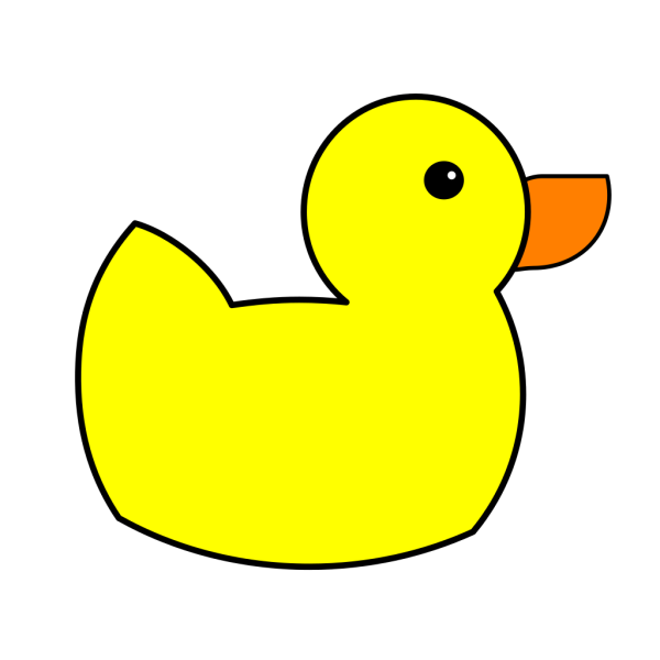 Yellow Duck PNG Clip art