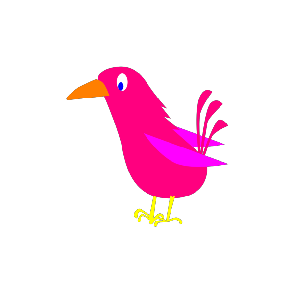 Pink Bird PNG Clip art