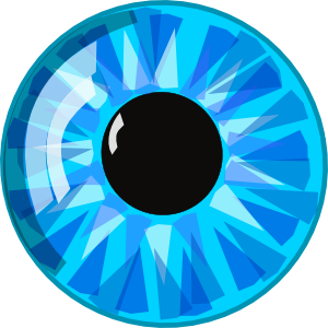 Blue Eye Iris PNG Clip art