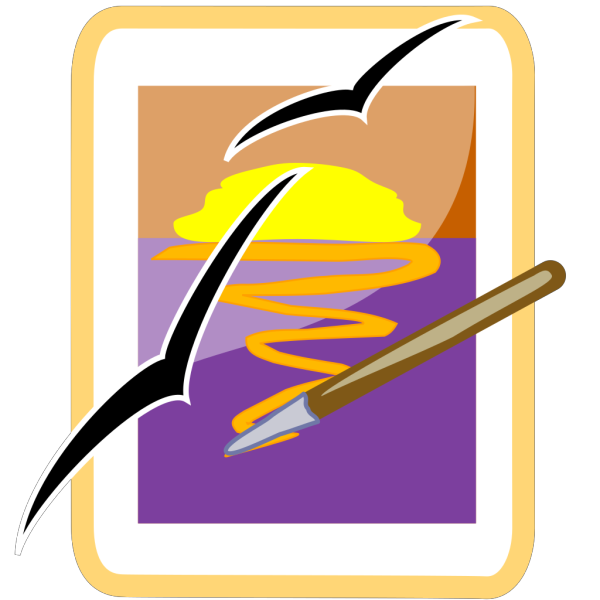 Drawing Birds In The Sunset PNG Clip art