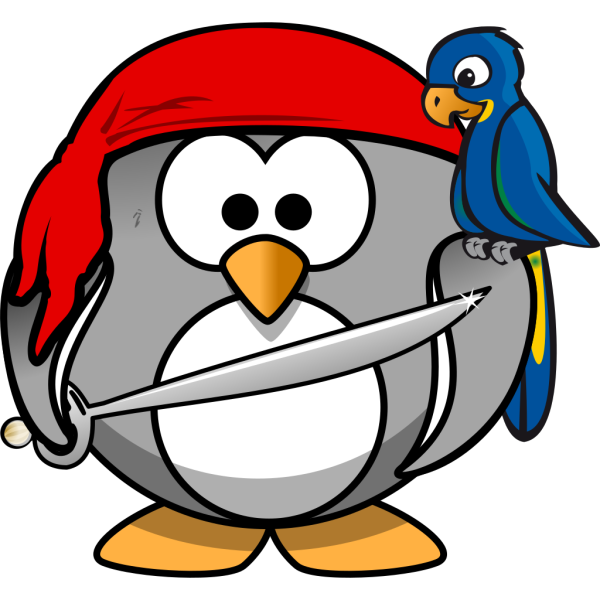 Pirate Penguin PNG images