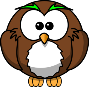 Wise Owl With Books PNG Clip art