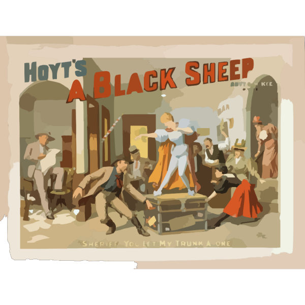 Hoyt S A Black Sheep PNG Clip art