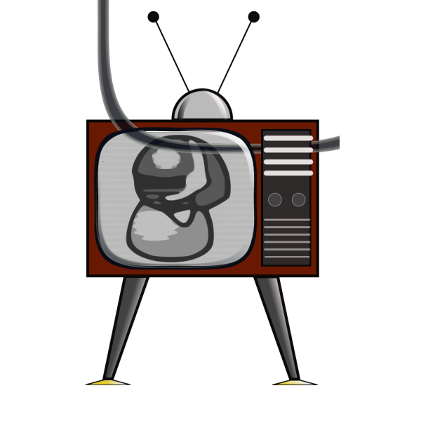 Black And White Tv PNG Clip art