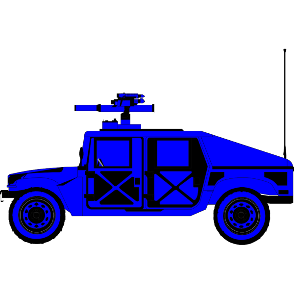 Blue Hummer PNG Clip art