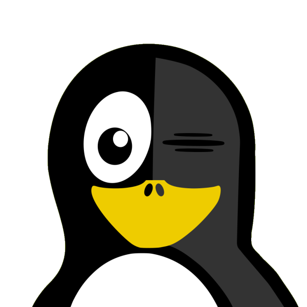 Winking Penguin PNG images