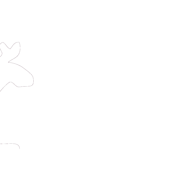 Pink Moose PNG Clip art